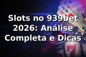 Slots no 939bet 2026: Análise Completa e Dicas